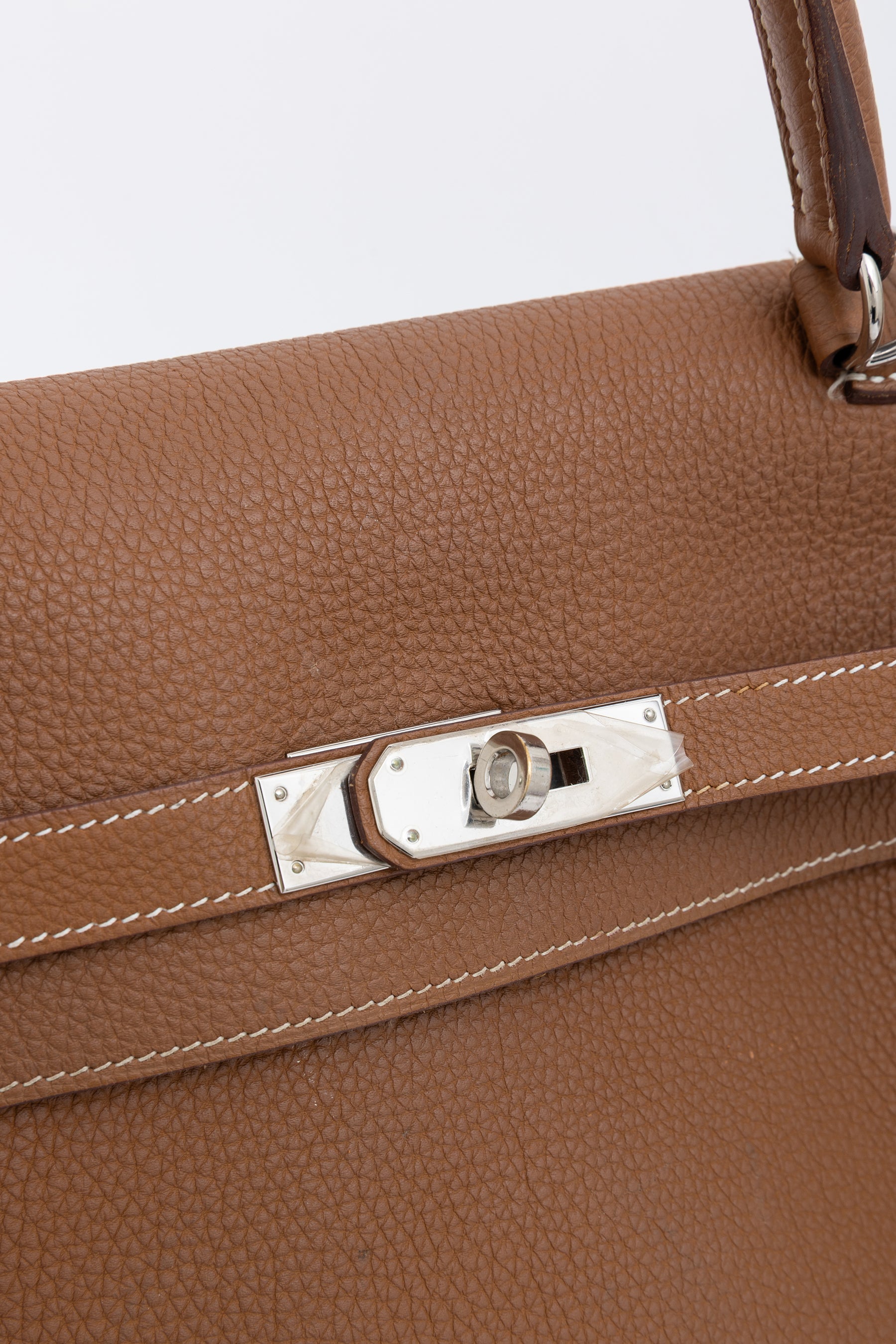 Gold Togo Leather Kelly 35