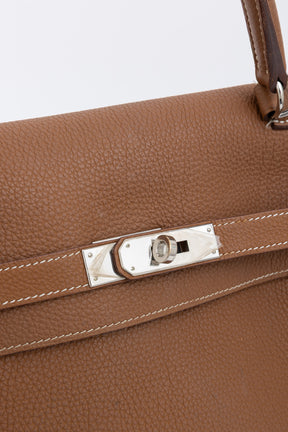 Gold Togo Leather Kelly 35