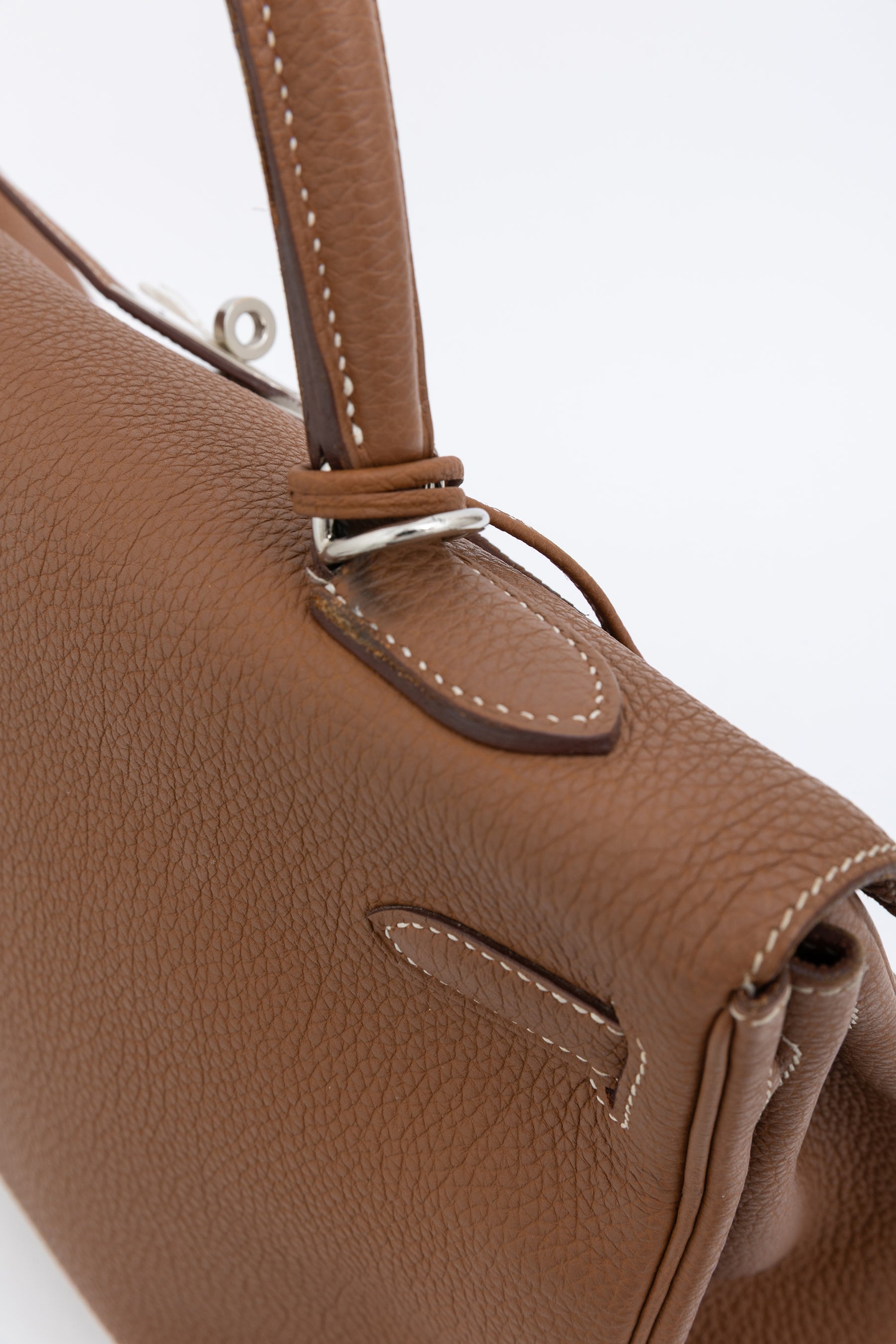 Gold Togo Leather Kelly 35