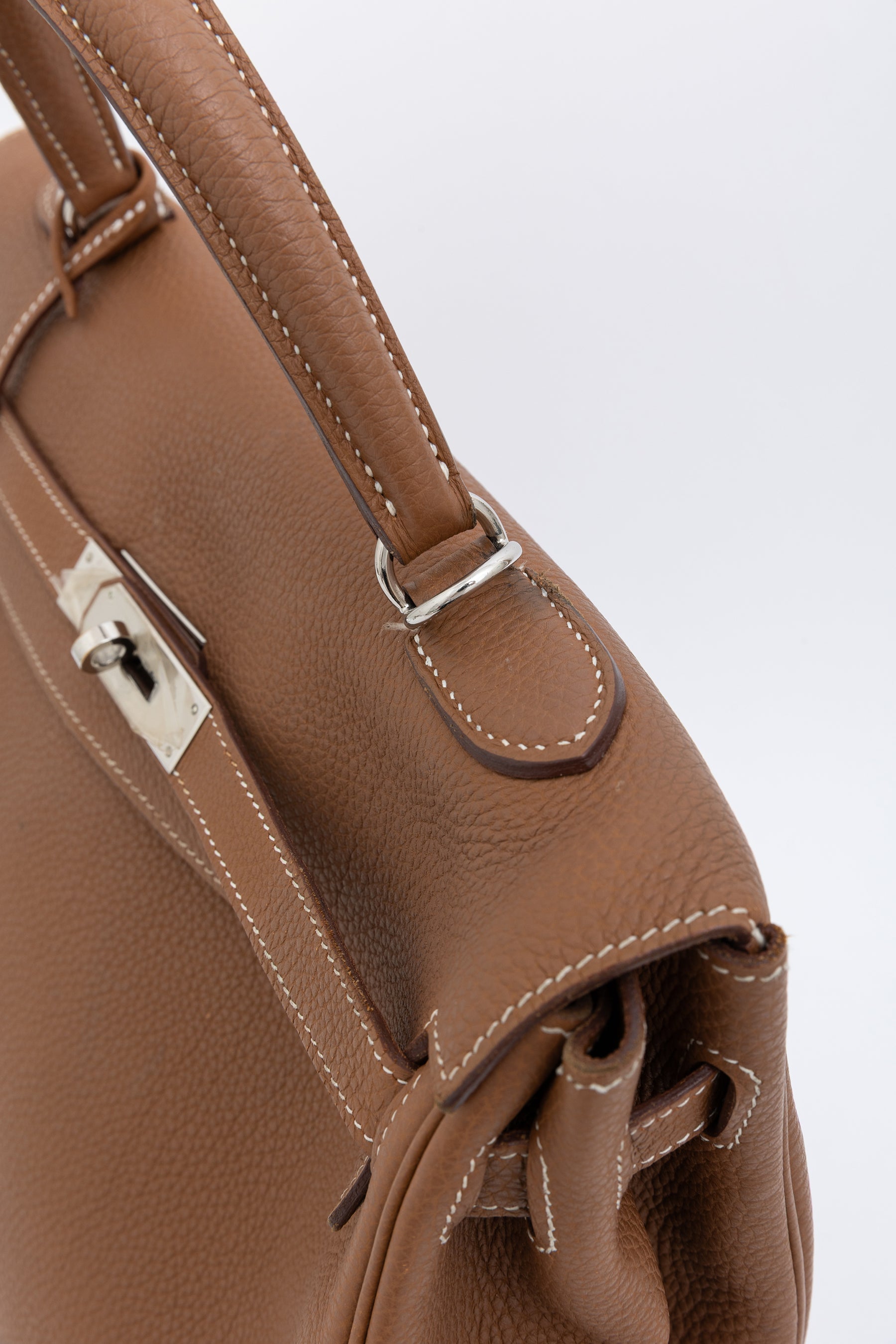 Gold Togo Leather Kelly 35