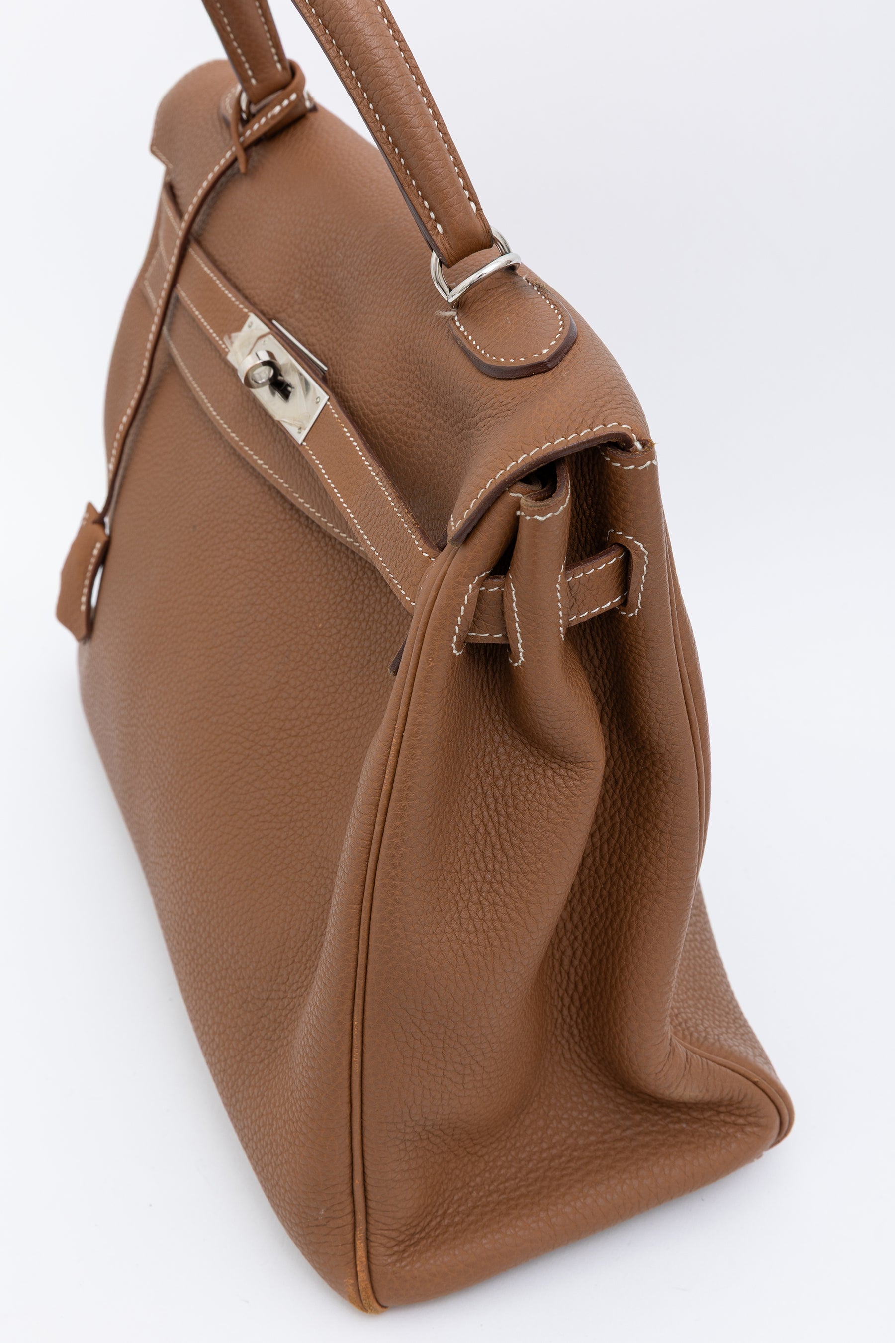 Gold Togo Leather Kelly 35