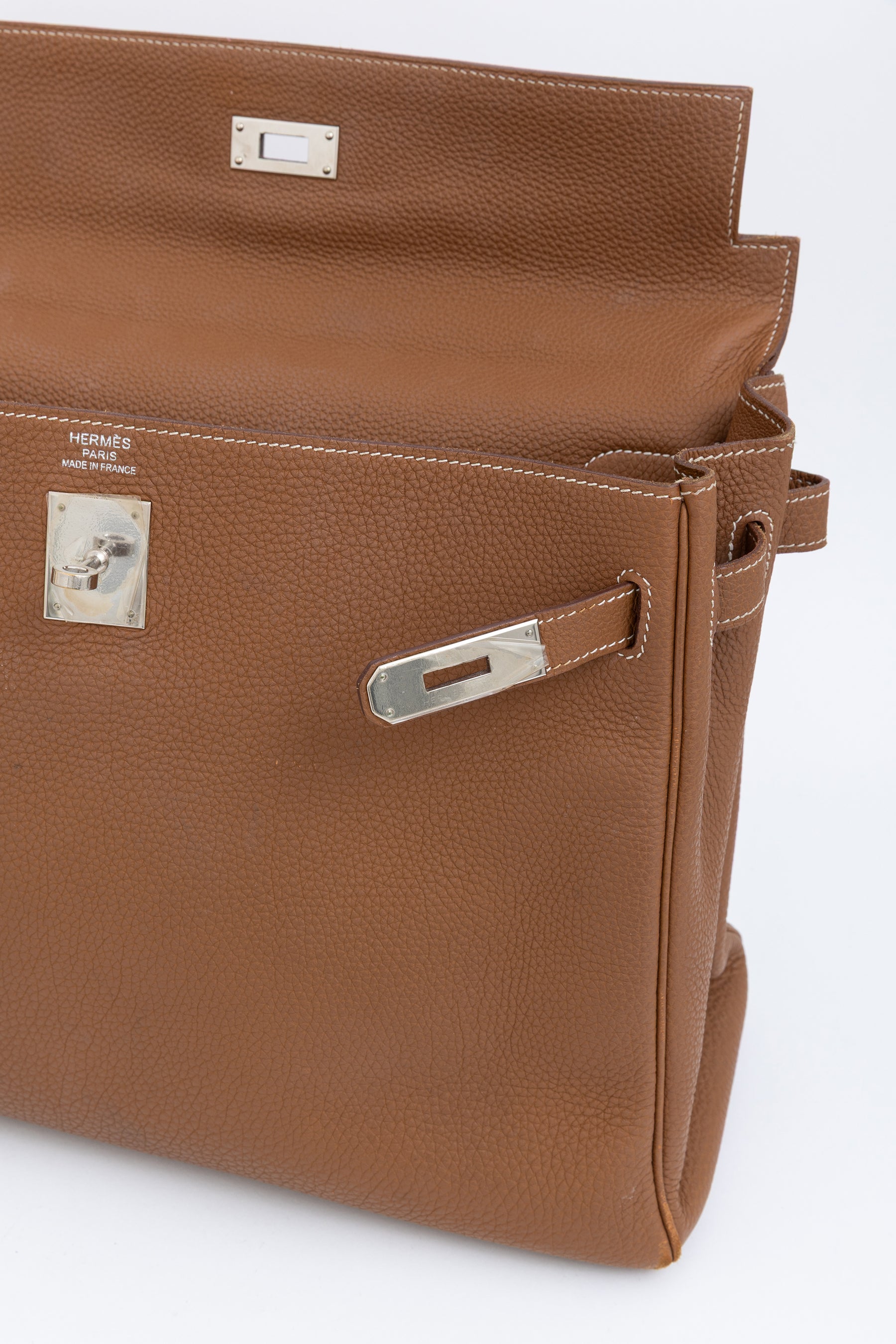 Gold Togo Leather Kelly 35