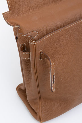 Gold Togo Leather Kelly 35