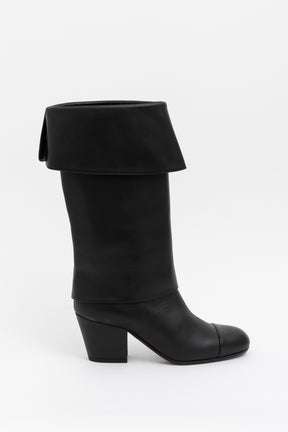 'Pirate' Style Calf Boots