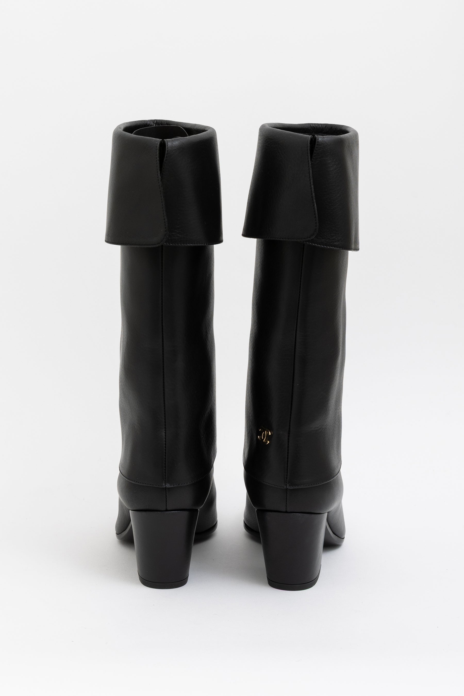 'Pirate' Style Calf Boots