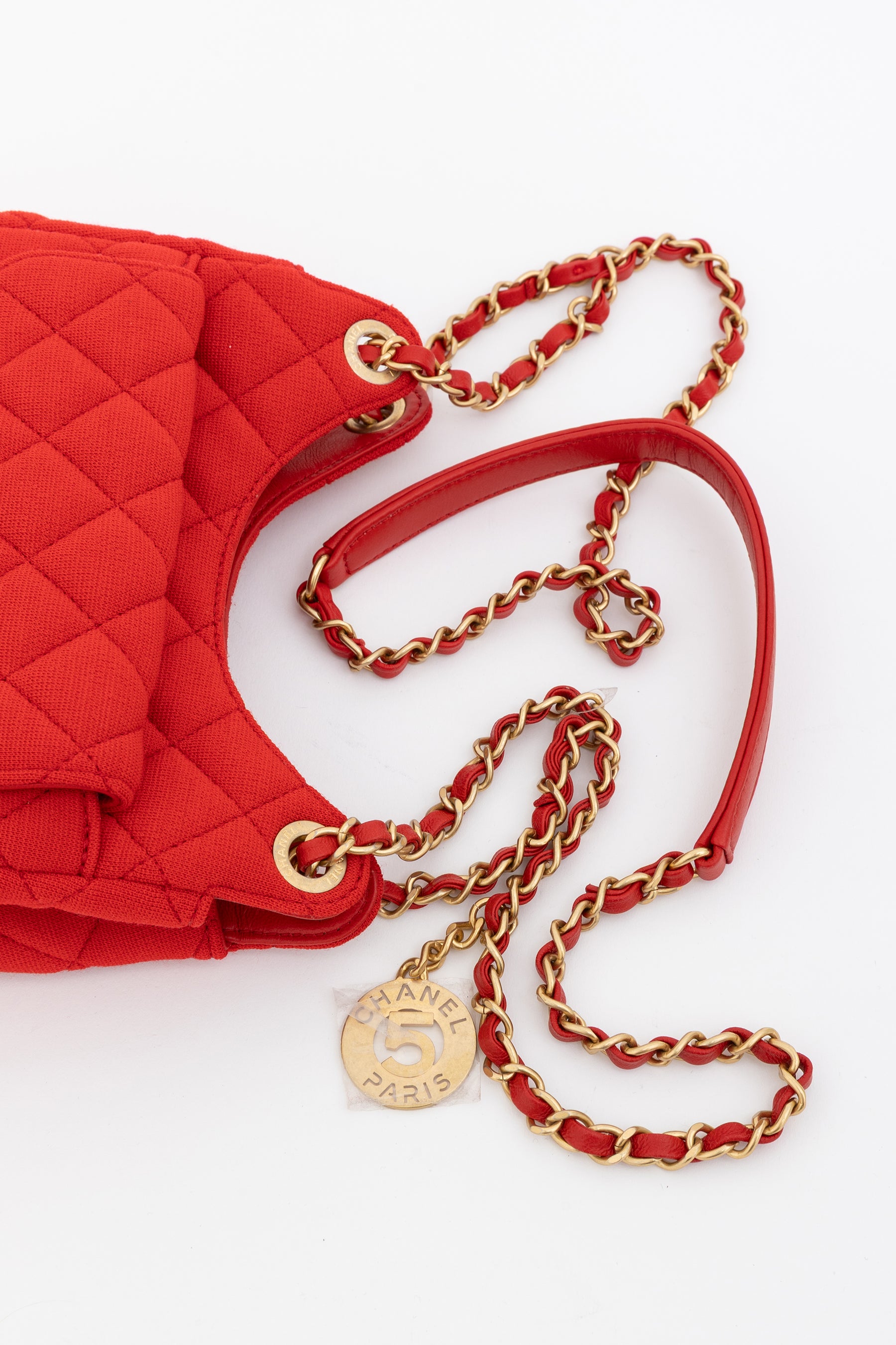 CC Hobo Quilted Jersey Shoulder Bag