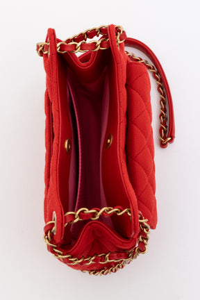 CC Hobo Quilted Jersey Shoulder Bag