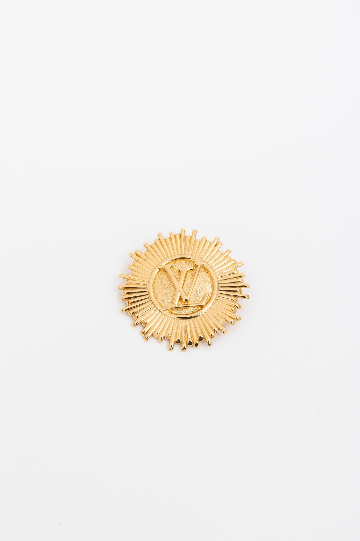 Starburst Gold Brooch
