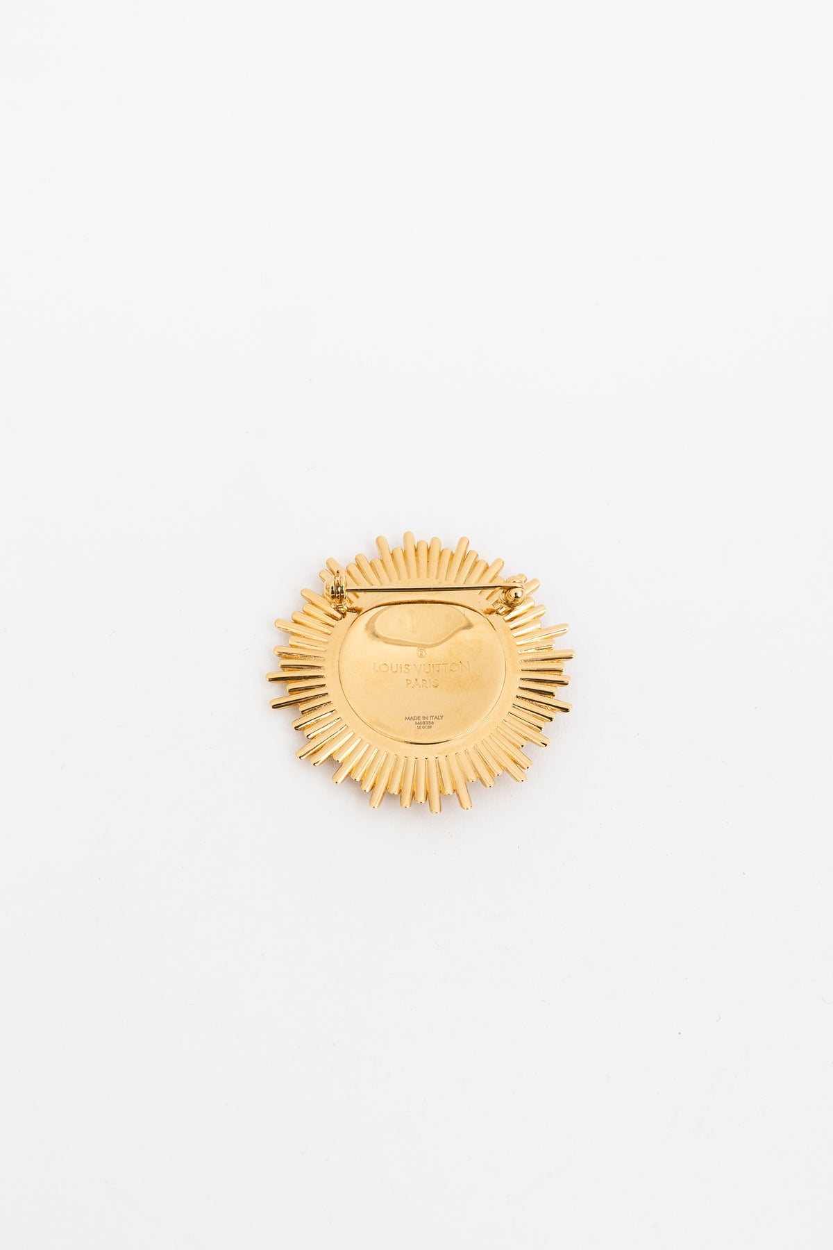 Starburst Gold Brooch