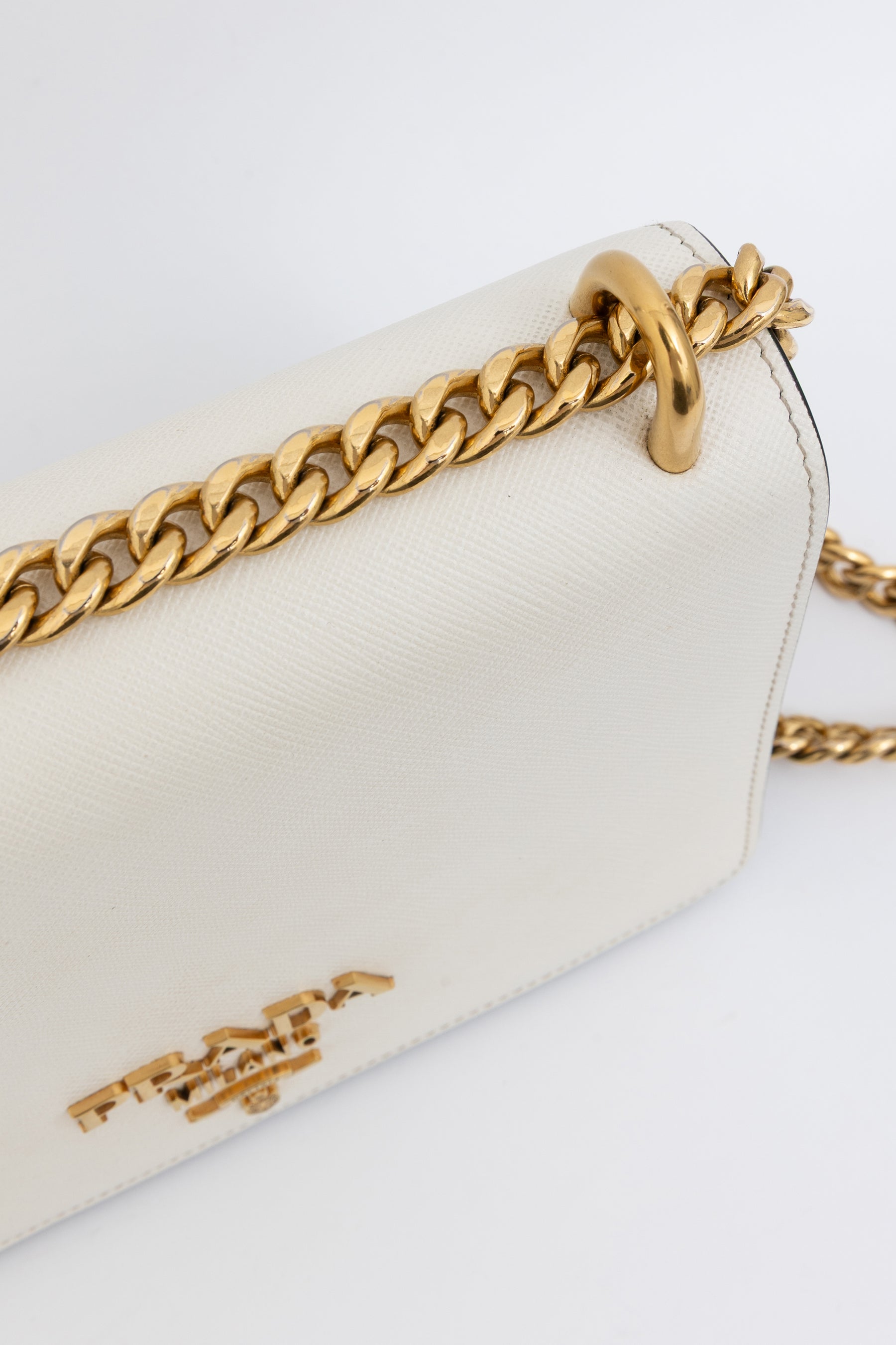 Saffiano Leather Shoulder Bag