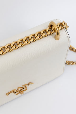 Saffiano Leather Shoulder Bag