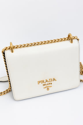 Saffiano Leather Shoulder Bag