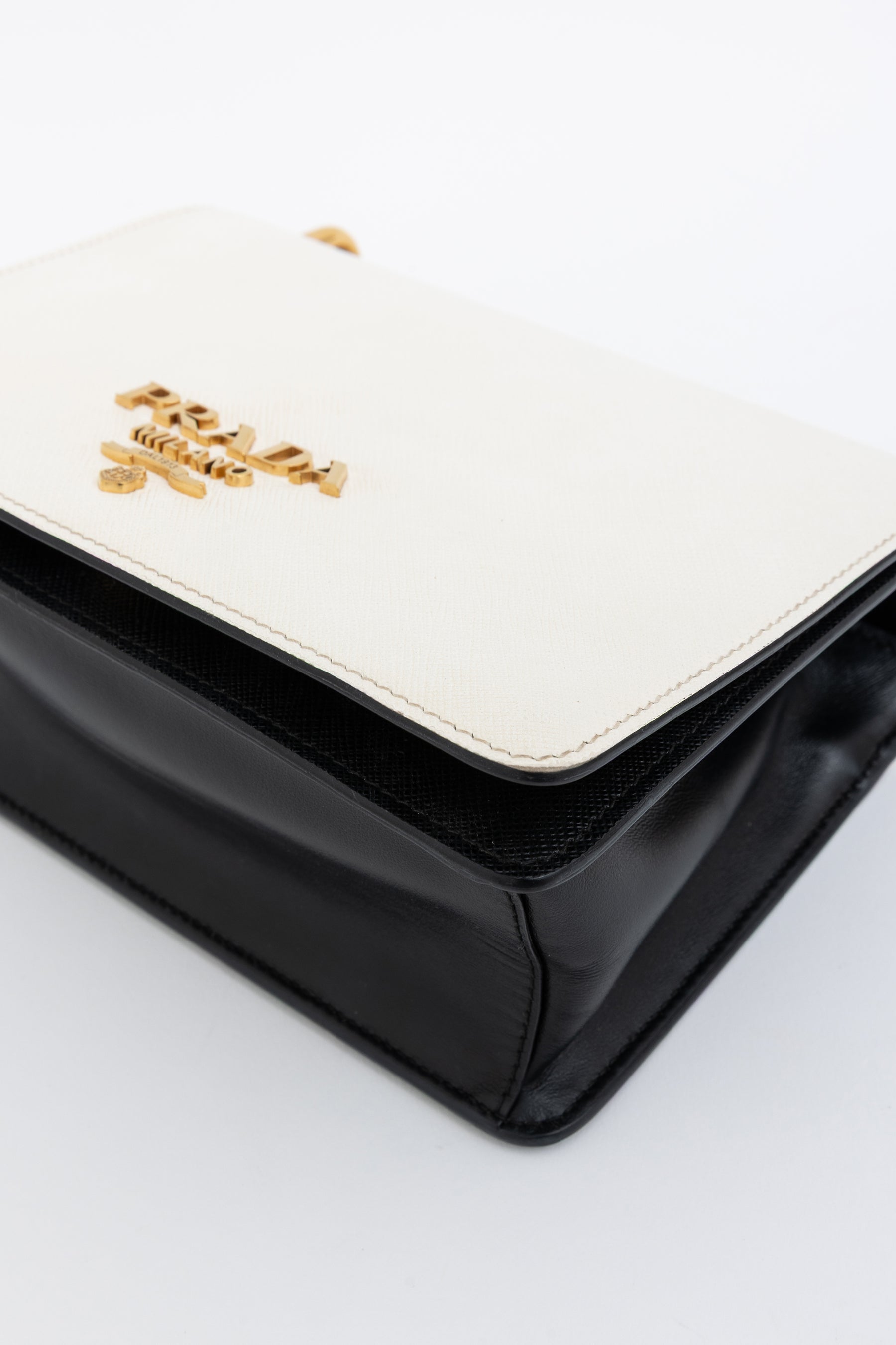 Saffiano Leather Shoulder Bag