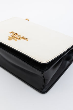 Saffiano Leather Shoulder Bag