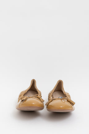 Patent Ballet Flats