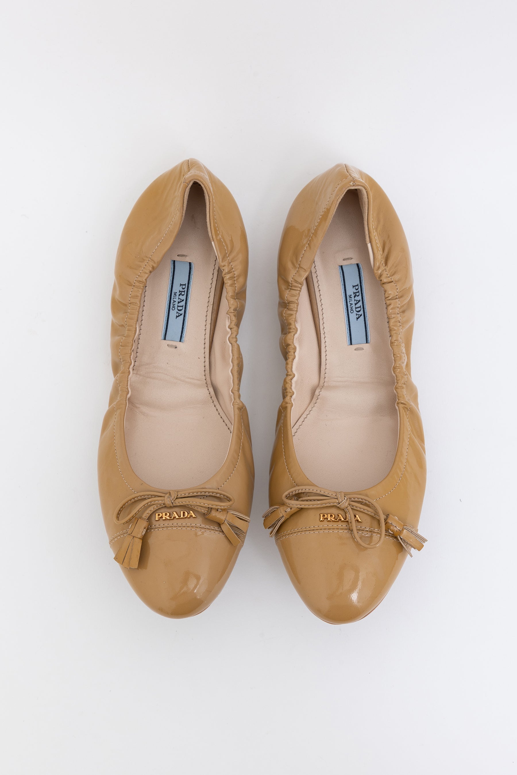 Patent Ballet Flats