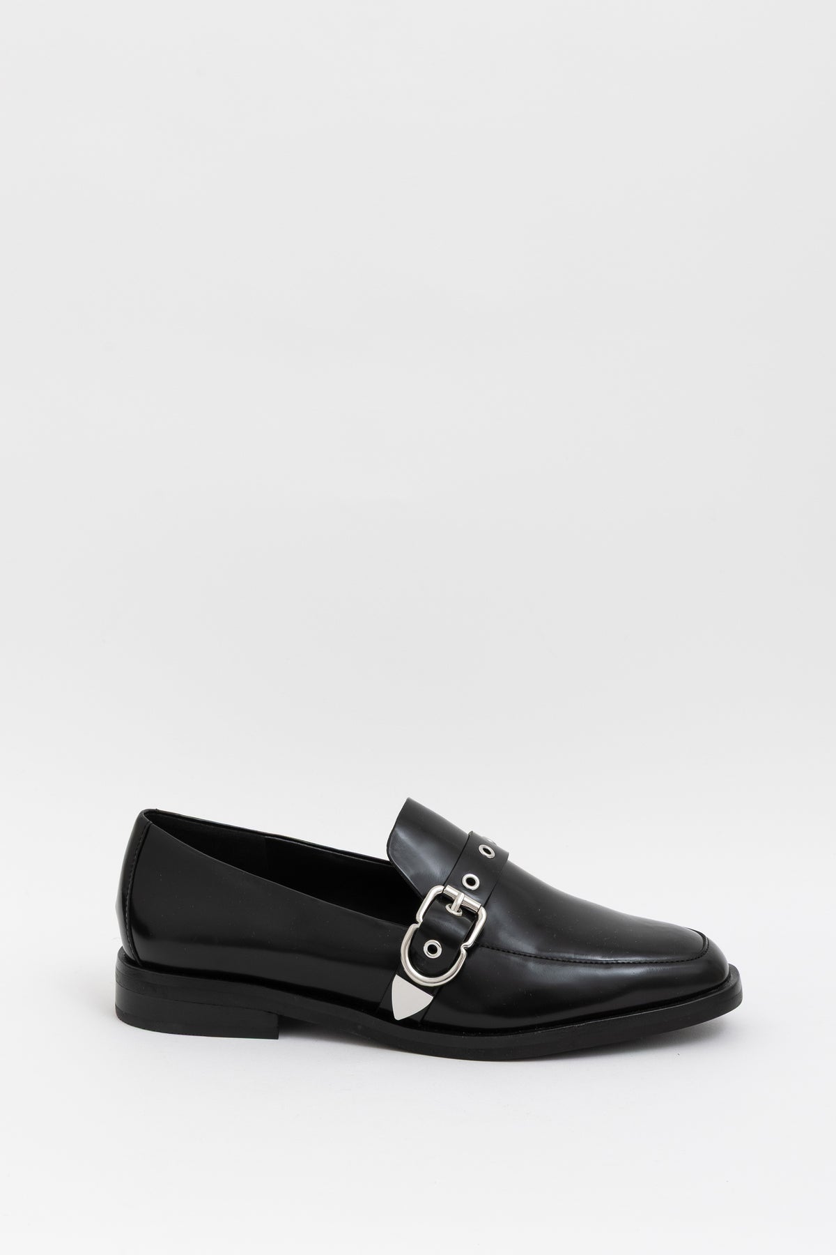 Alexa 25 Buckled Leather Loafers