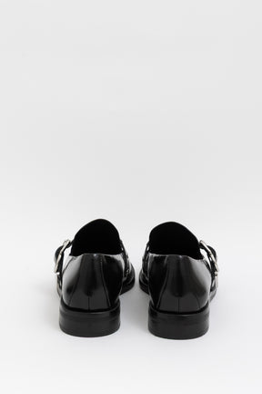Alexa 25 Buckled Leather Loafers