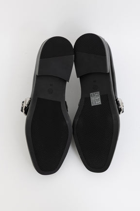 Alexa 25 Buckled Leather Loafers