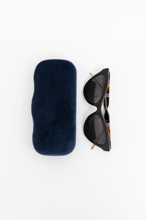 Gucci Black Cat Eye Sunglasses