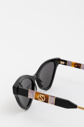 Gucci Black Cat Eye Sunglasses