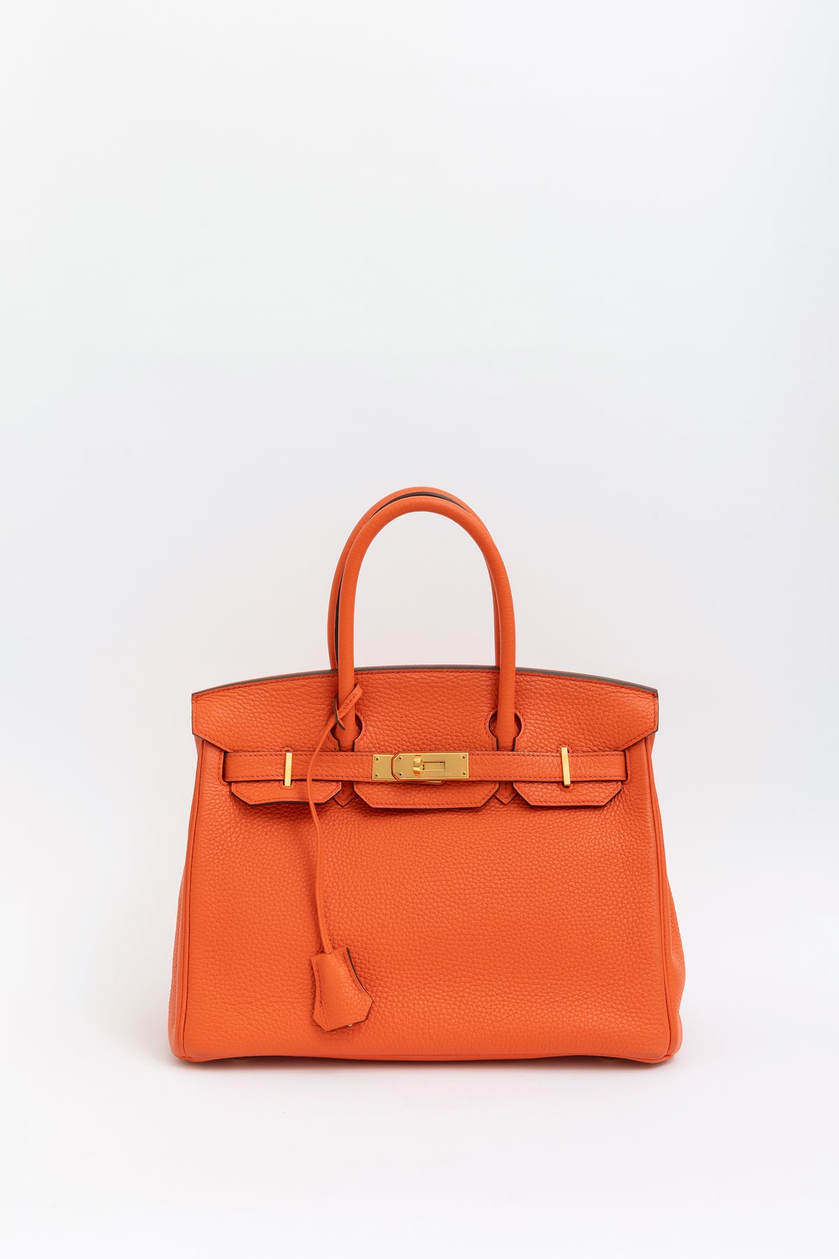 Poppy Clemence Leather Birkin 30