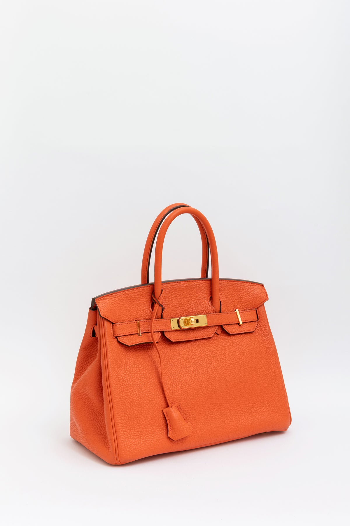 Poppy Clemence Leather Birkin 30