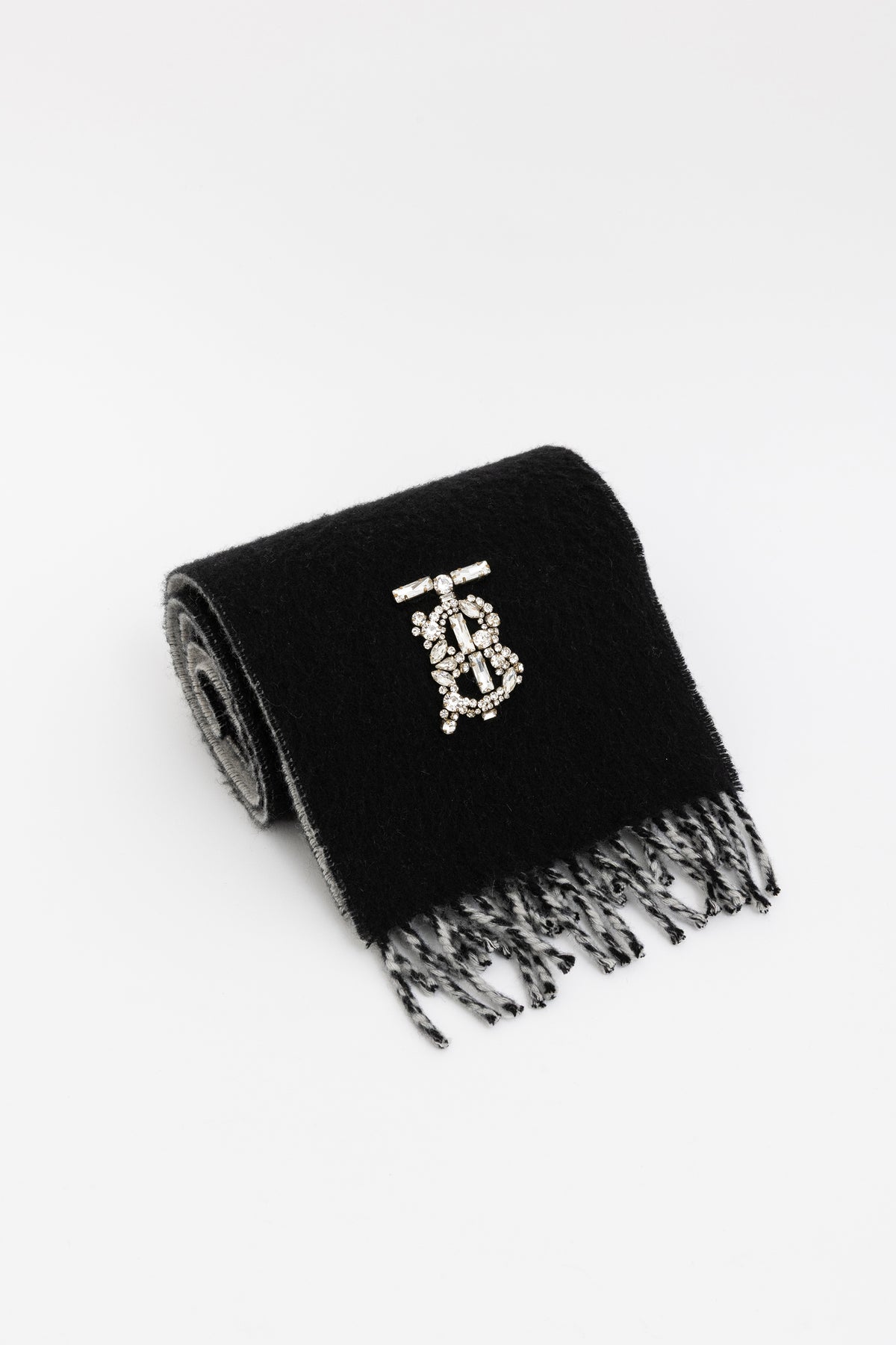 Cashmere Logo Embellished Scarf