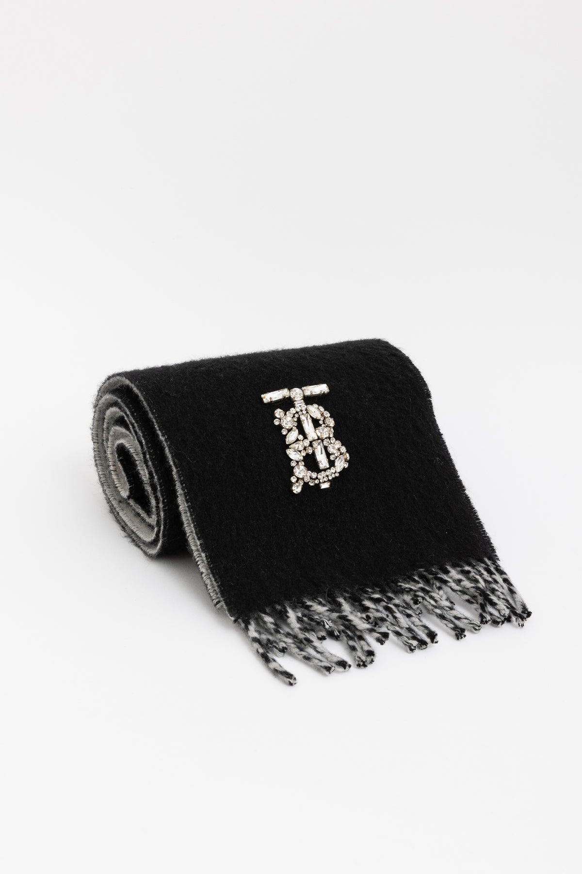 Cashmere Logo Embellished Scarf