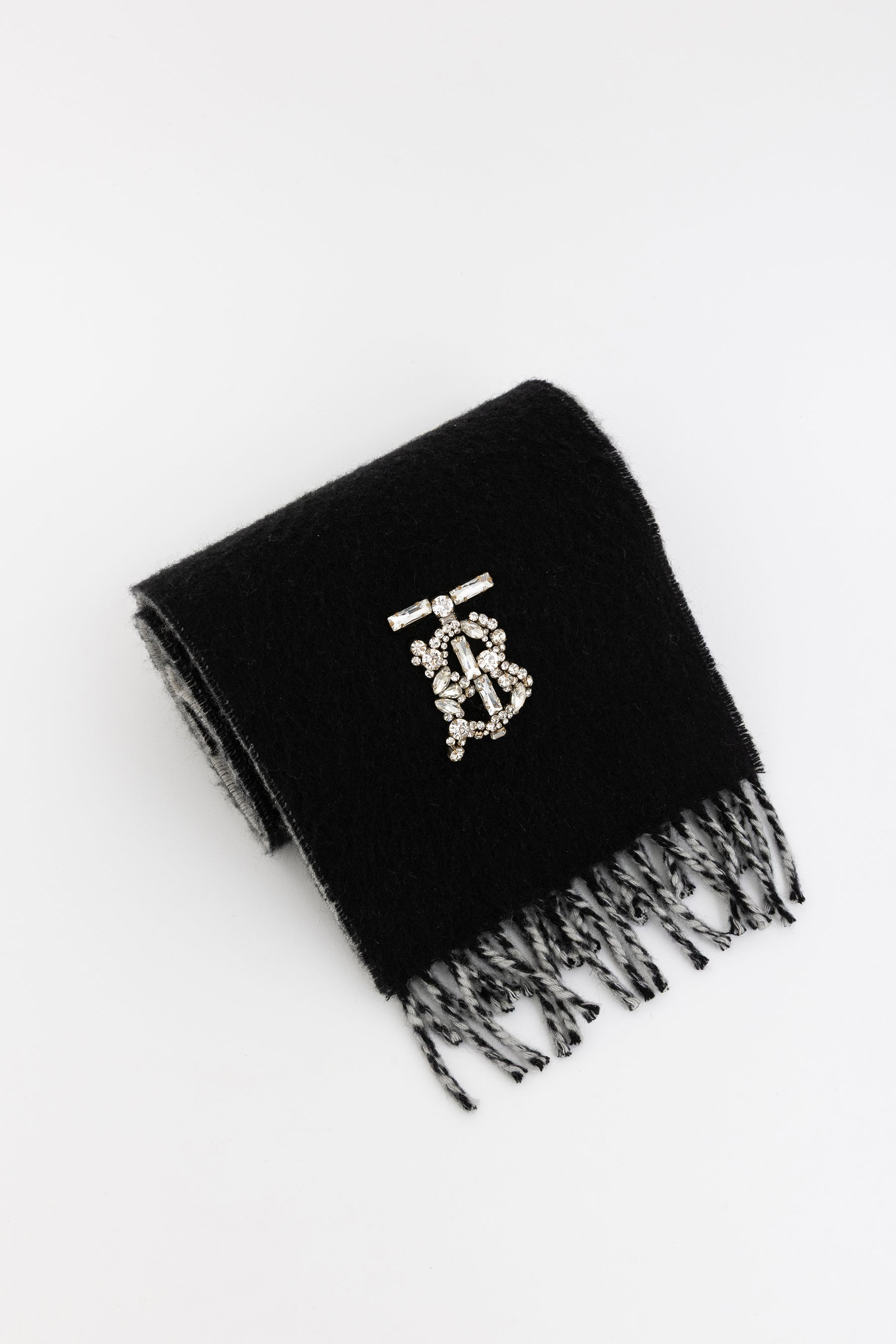 Cashmere Logo Embellished Scarf