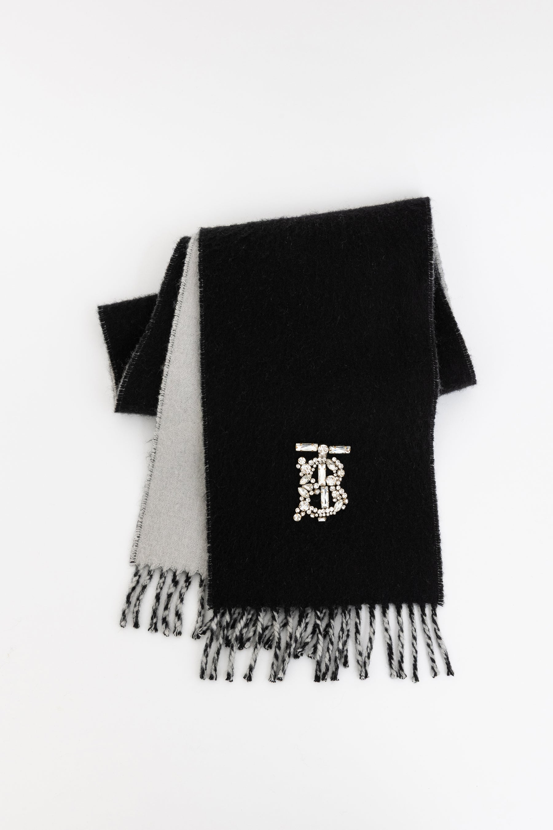 Cashmere Logo Embellished Scarf