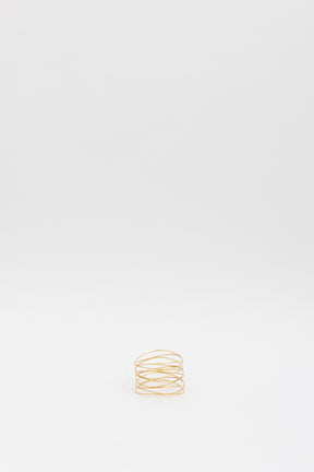 18k Gold Wave Nine-row Bracelet