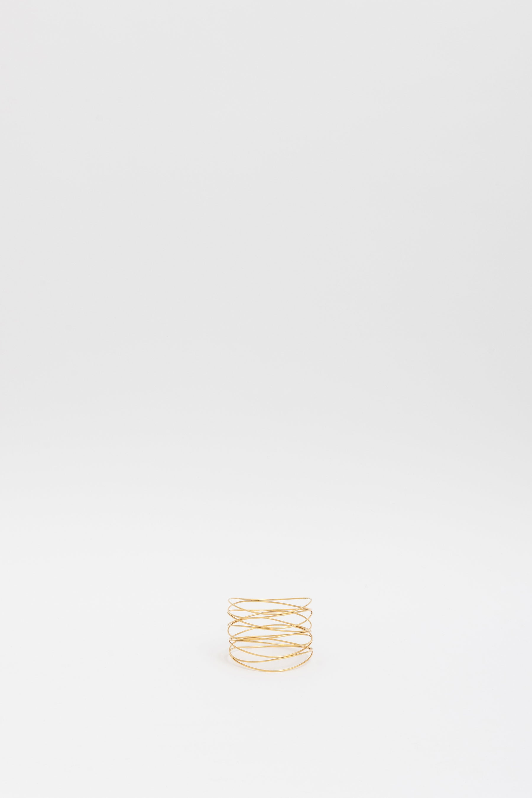 18k Gold Wave Nine-row Bracelet