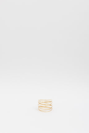 18k Gold Wave Nine-row Bracelet