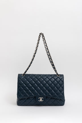 Maxi Single Flap with Silver Hardware