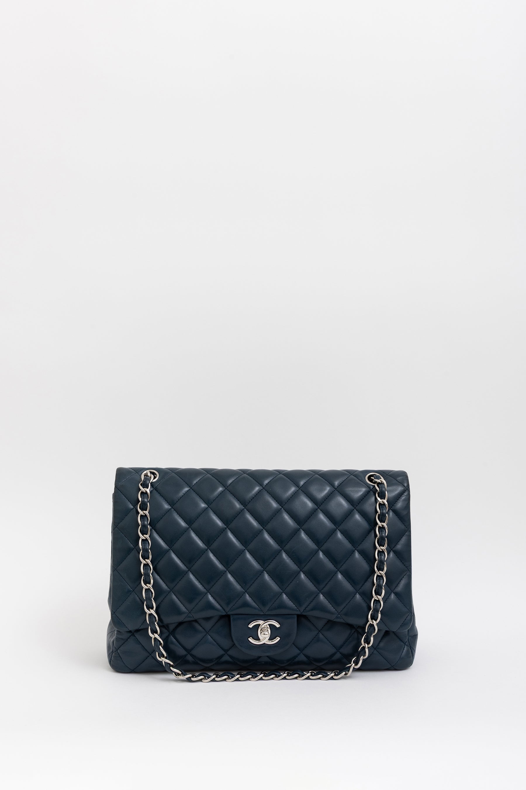 Maxi Single Flap with Silver Hardware