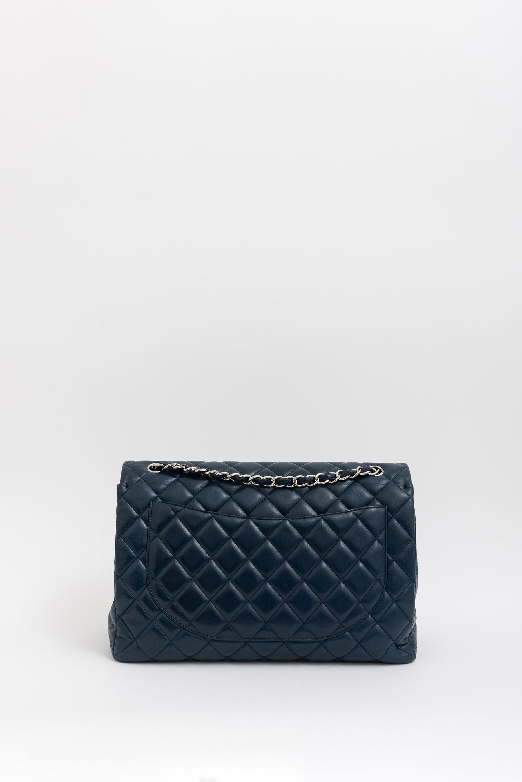 Maxi Single Flap with Silver Hardware