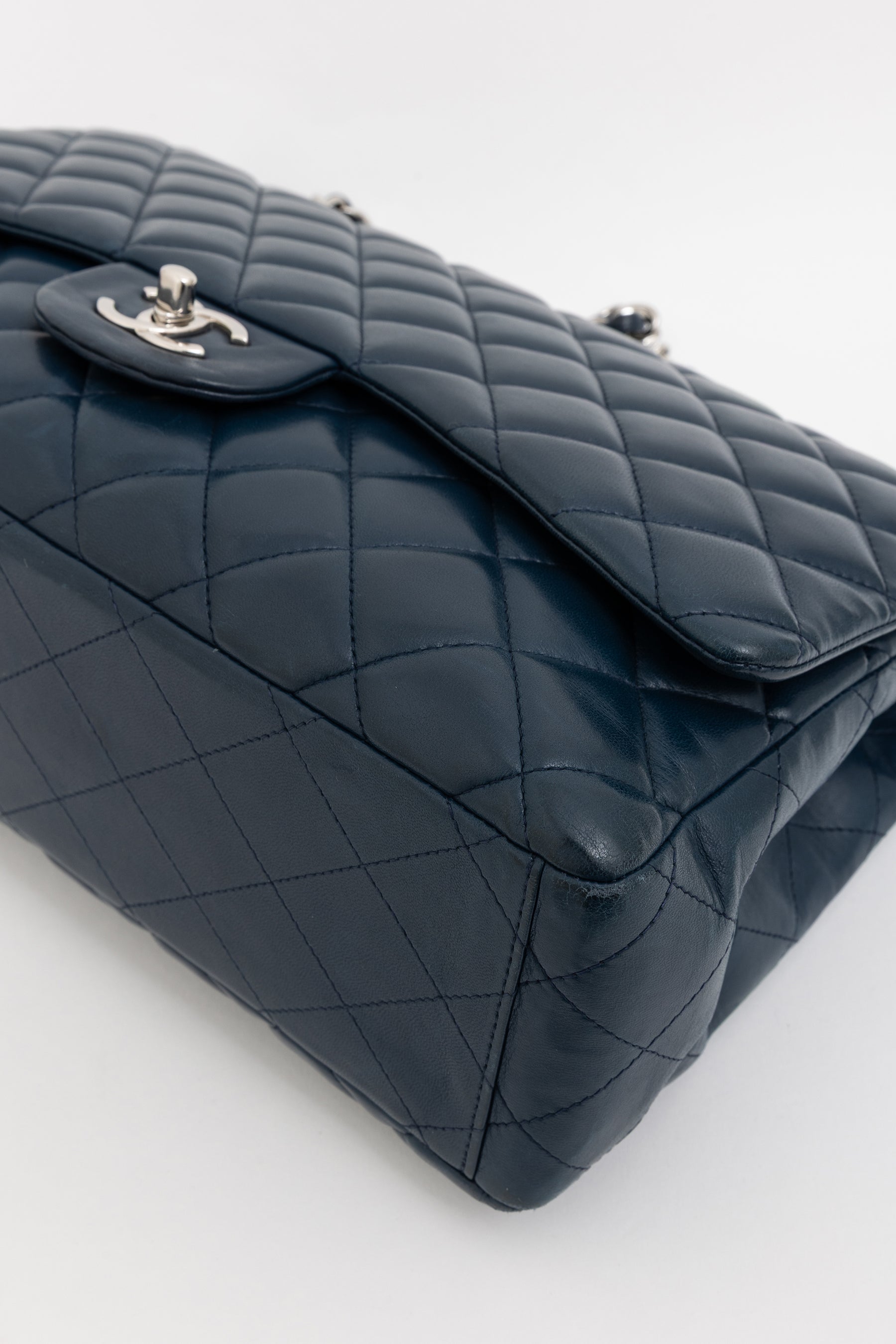 Maxi Single Flap with Silver Hardware