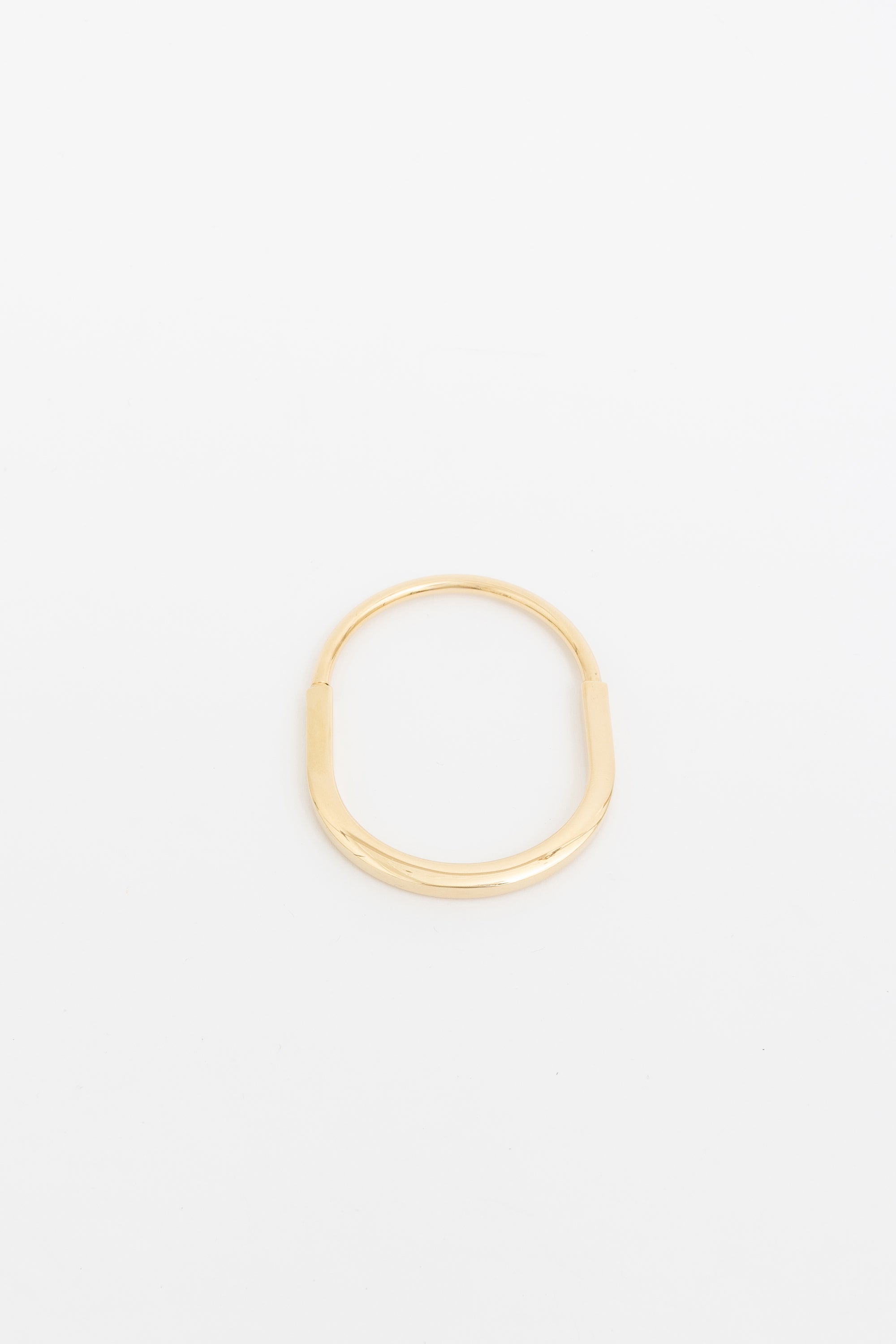 Gold Lock Bangle