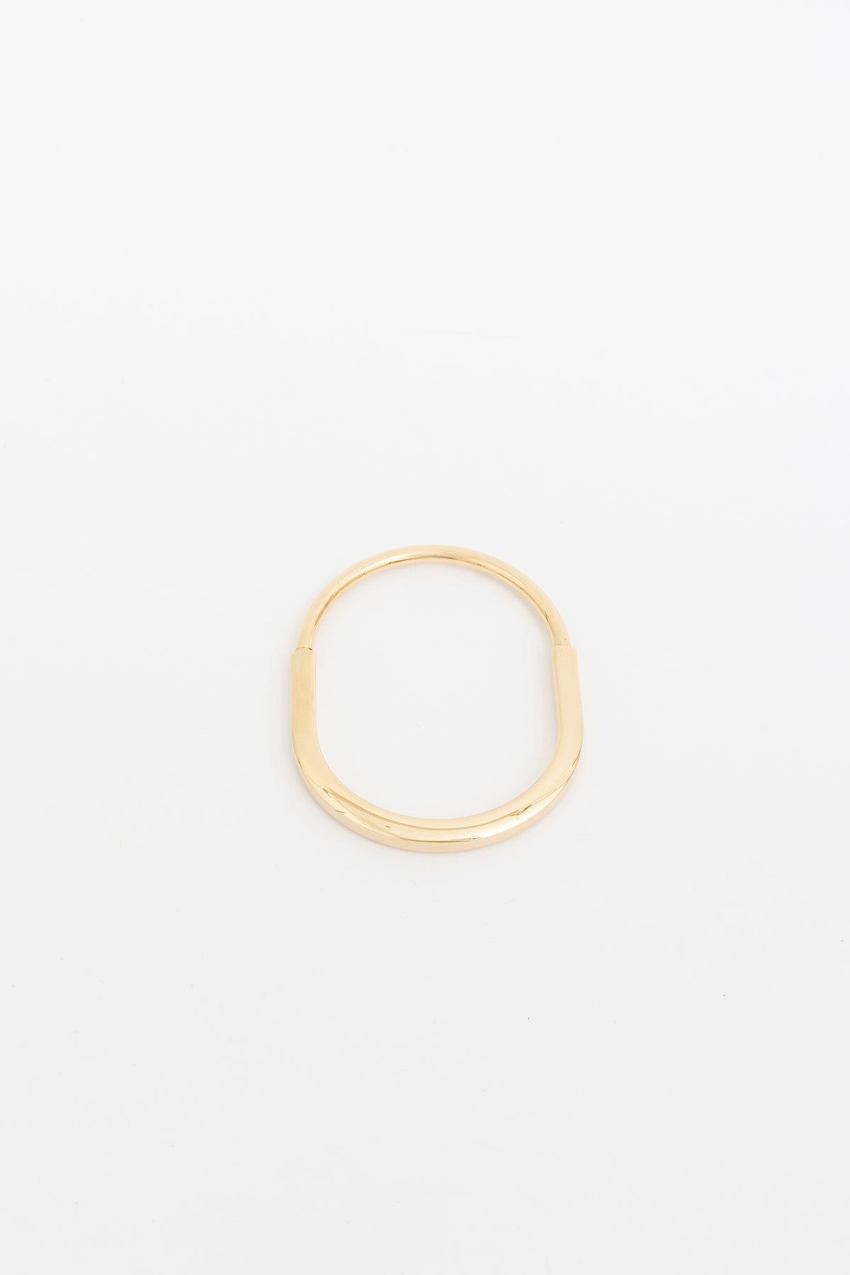 Gold Lock Bangle
