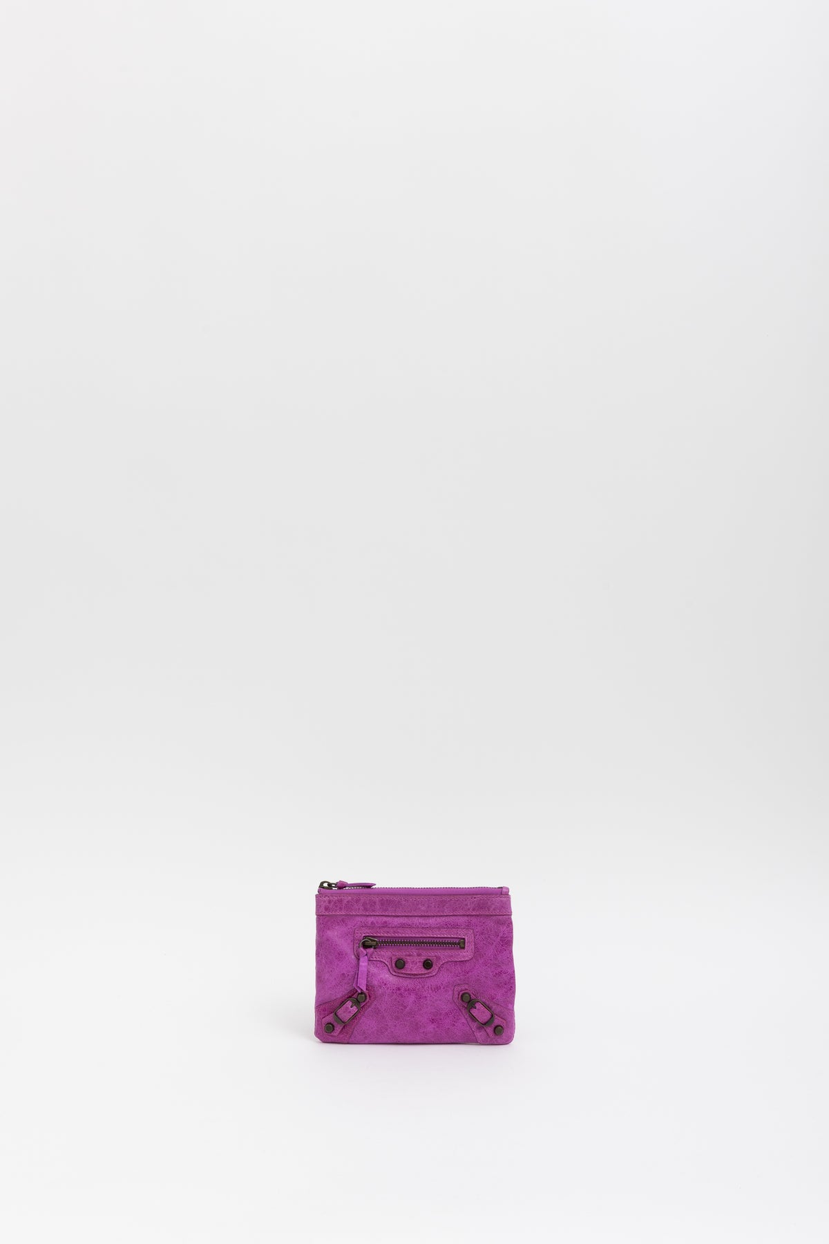 M Porte-Monnaie Leather Coin Pouch