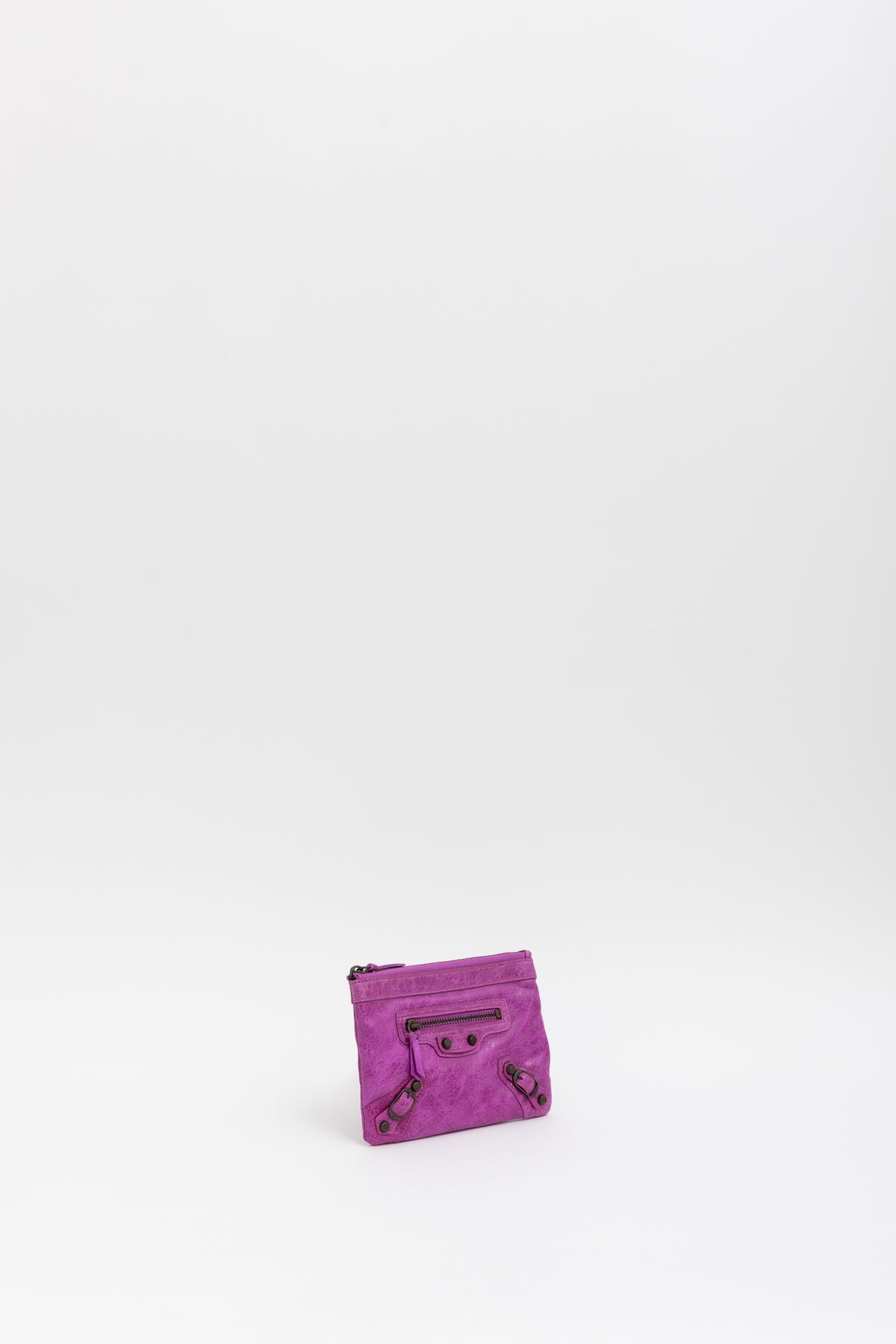 M Porte-Monnaie Leather Coin Pouch
