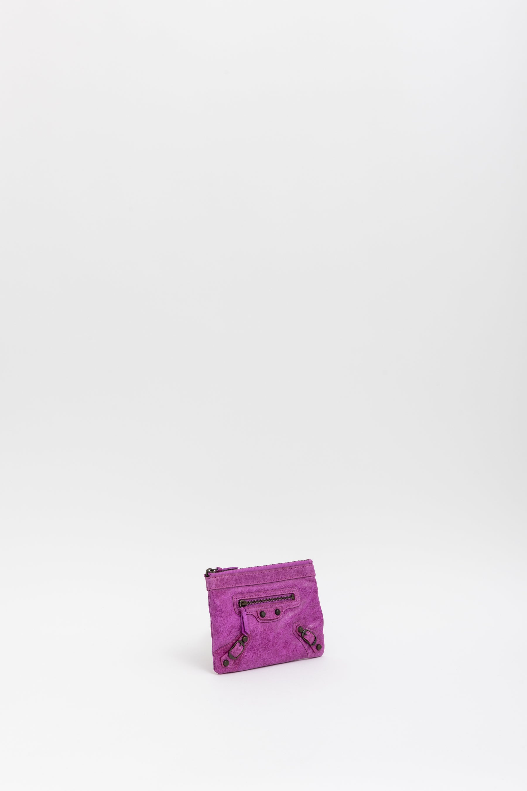 M Porte-Monnaie Leather Coin Pouch