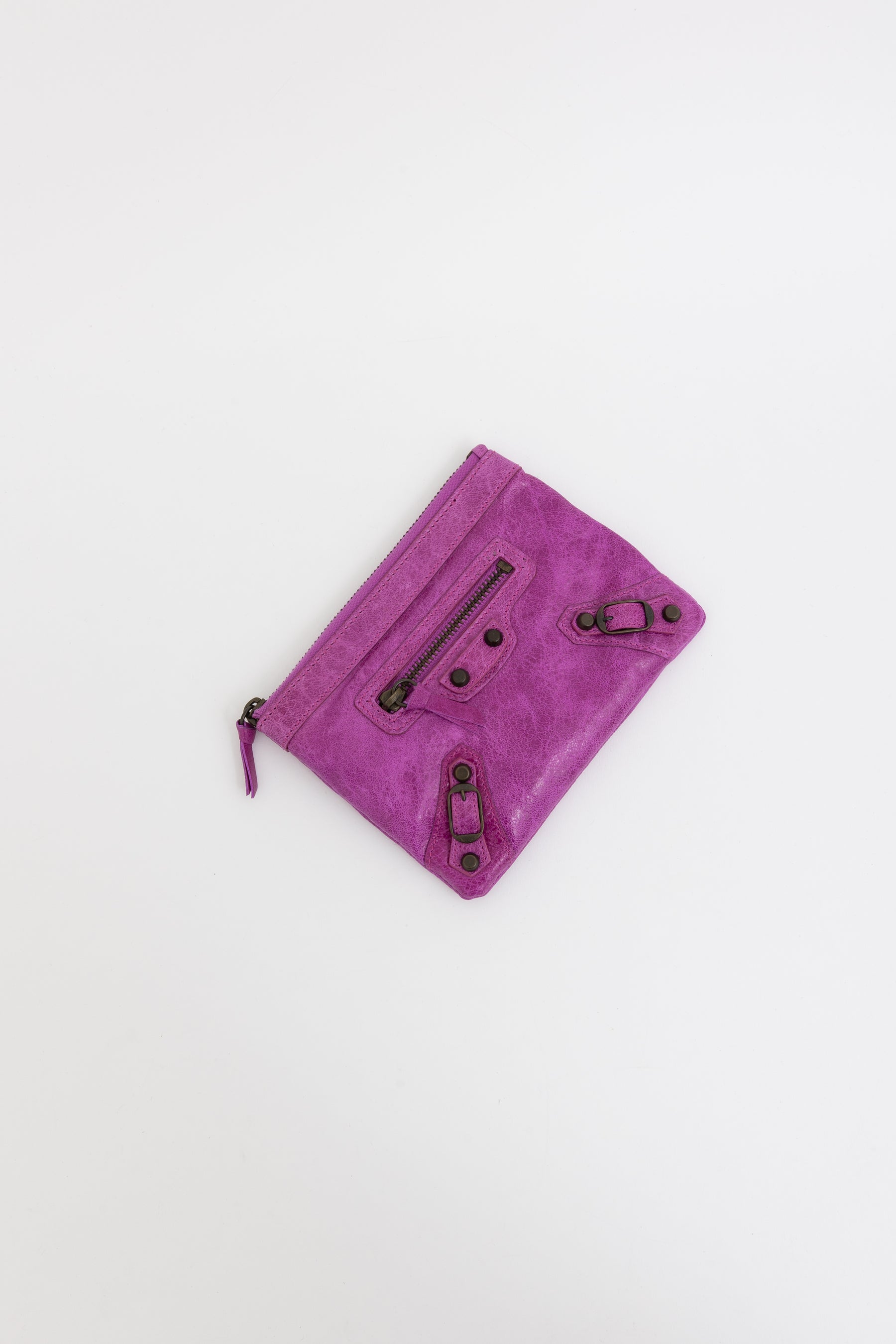 M Porte-Monnaie Leather Coin Pouch