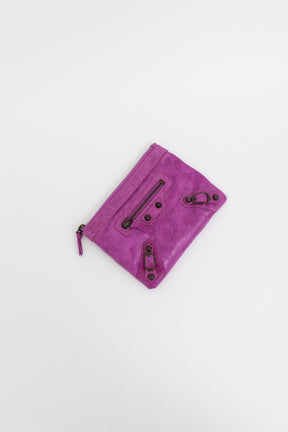 M Porte-Monnaie Leather Coin Pouch