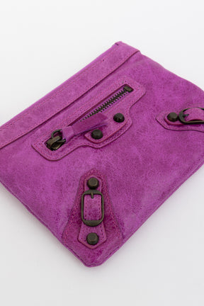 M Porte-Monnaie Leather Coin Pouch