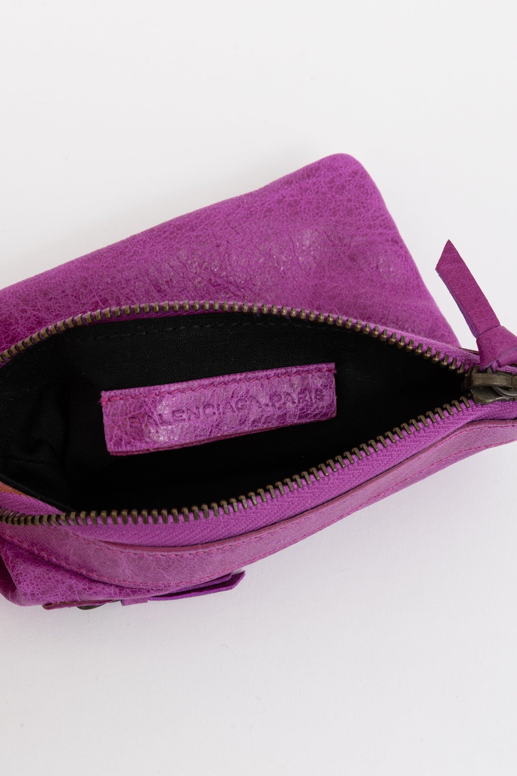 M Porte-Monnaie Leather Coin Pouch