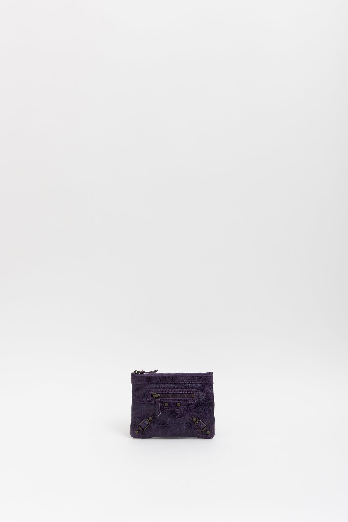 M Porte-Monnaie Leather Coin Pouch