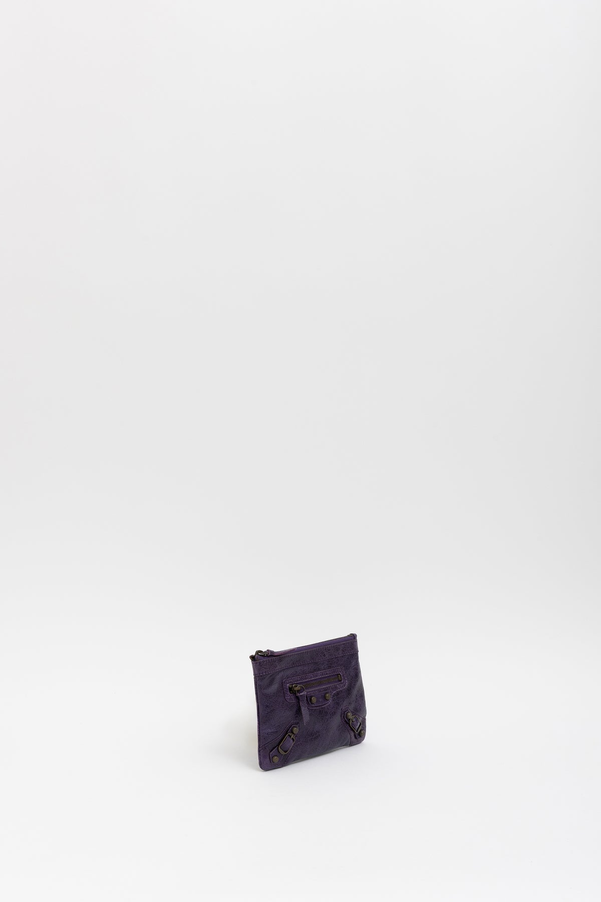 M Porte-Monnaie Leather Coin Pouch