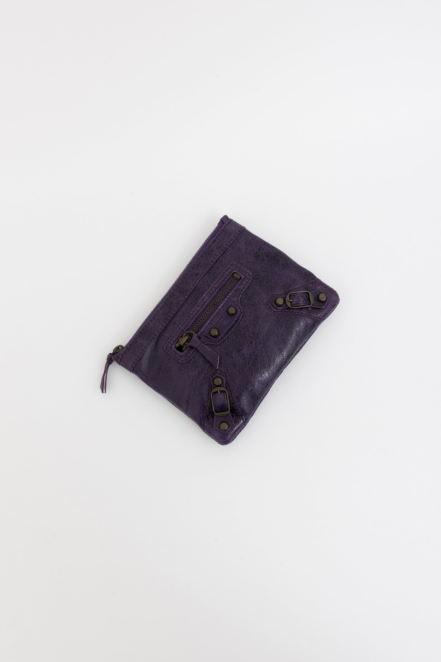 M Porte-Monnaie Leather Coin Pouch